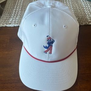 White captain America imperial golf hat